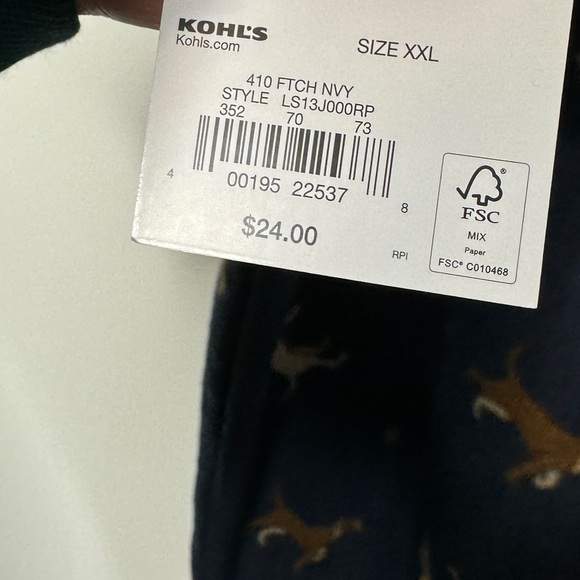 NEW Sonoma Dog Pajama Pants Sweatpants XXL - Picture 6 of 6